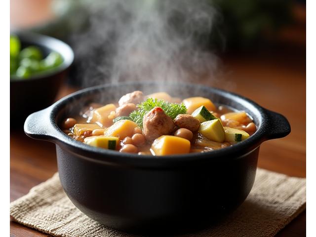 구수하고 칼칼한 한국식 된장찌개