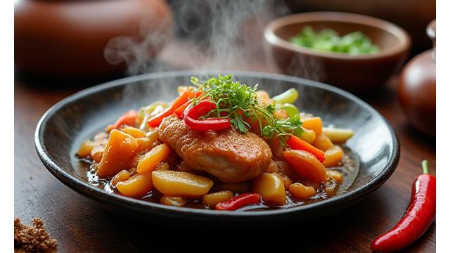 경상도 대표 음식인 안동찜닭