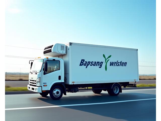 냉장 배송 차량 이미지